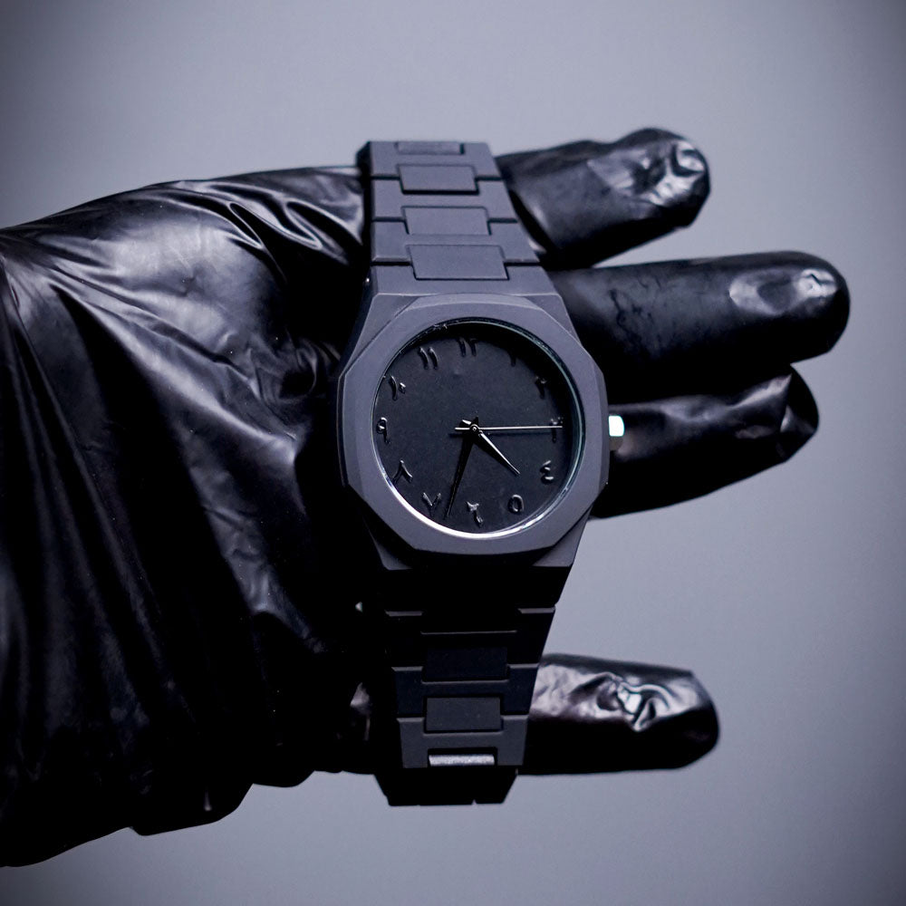 Black Aura Fiber Watch – Premium Men’s Timepiece