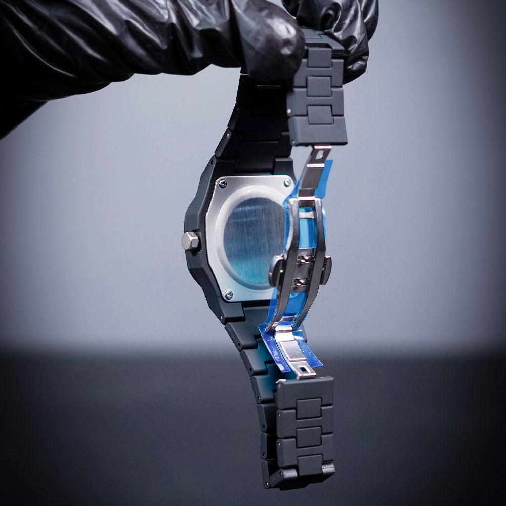 Black Aura Fiber Watch – Premium Men’s Timepiece