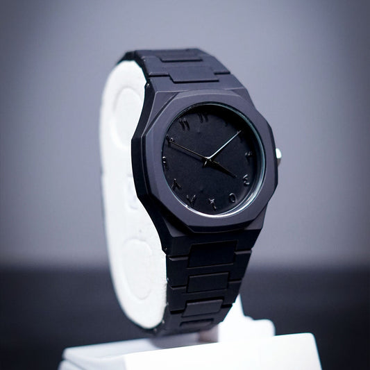 Black Aura Fiber Watch – Premium Men’s Timepiece