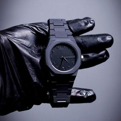 Black Aura Fiber Watch – Premium Men’s Timepiece
