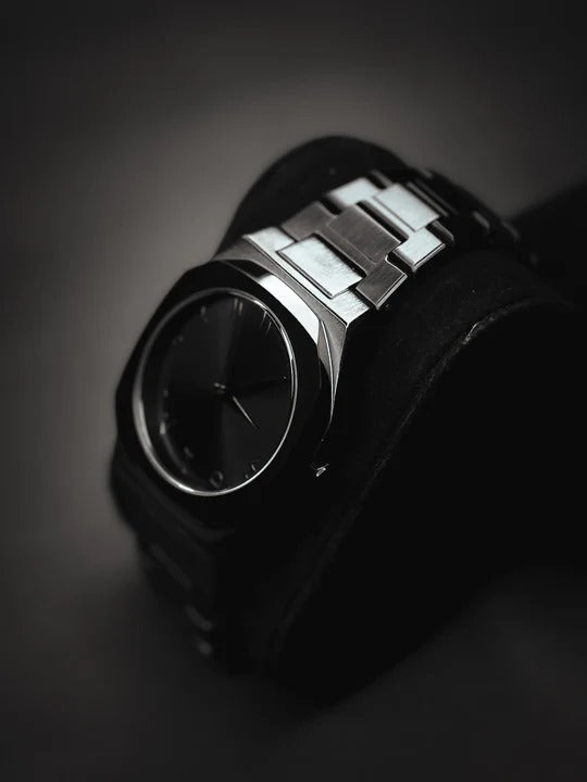 Black Arabic Aura Watch – Premium Stainless Steel, 6-Month Warranty